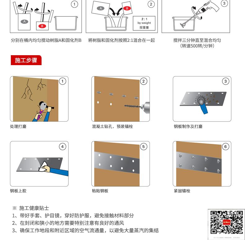 包钢翼城粘钢加固施工过程